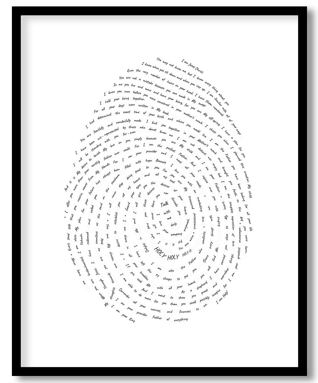 God's Thumb Print Wall Art, Hanging Wall Decor, Home Decor BestOfBharat