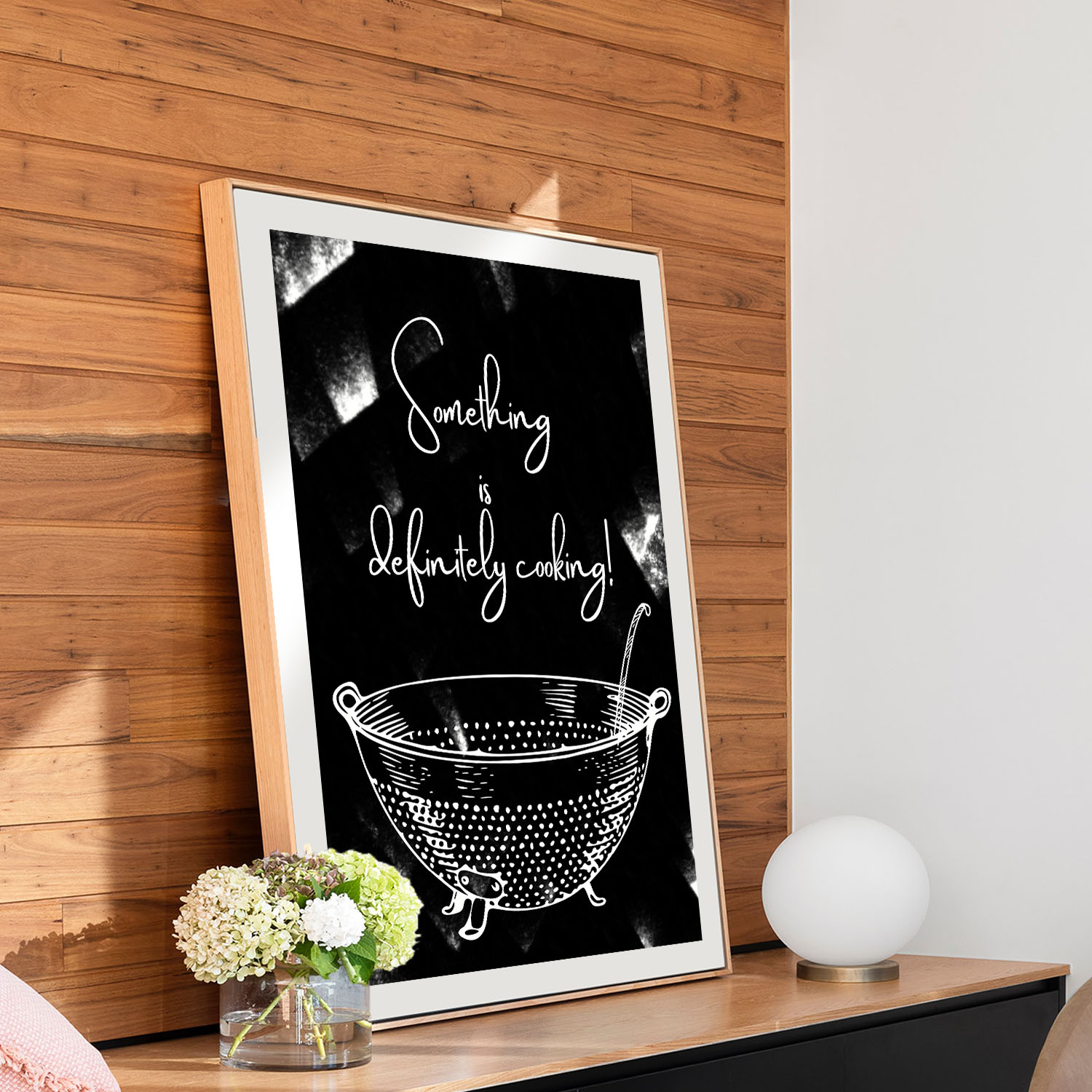 Something is cooking Wall Art, Hanging Wall Decor, Home Decor