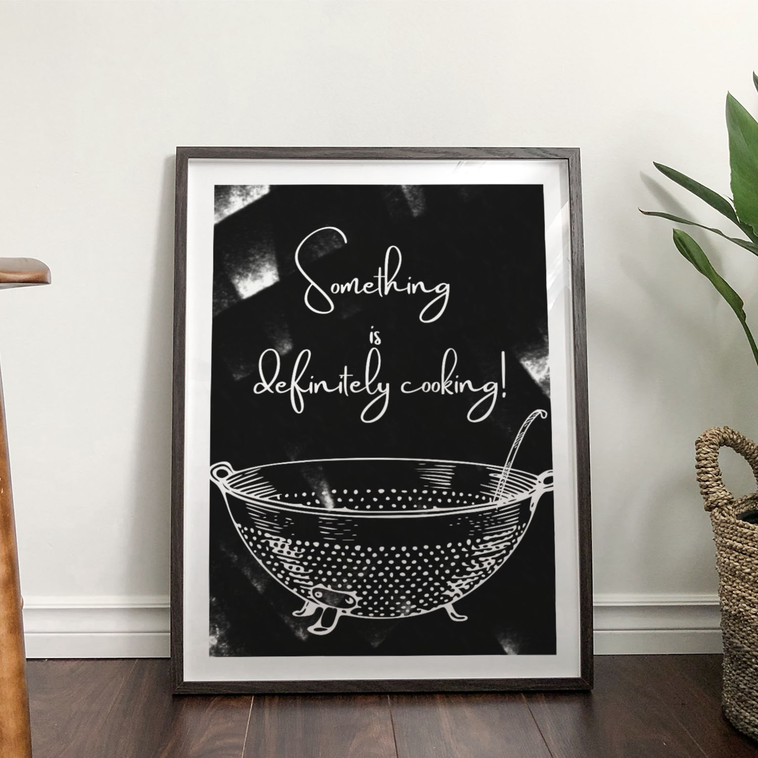 Something is cooking Wall Art, Hanging Wall Decor, Home Decor