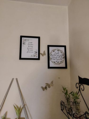 Scripture Framed Art Isaiah 46:4 Wall Decor Bible quote Framed Art Scripture wall decor poster Christian art bible scriptures wall art Laurel Wall Decor photo review
