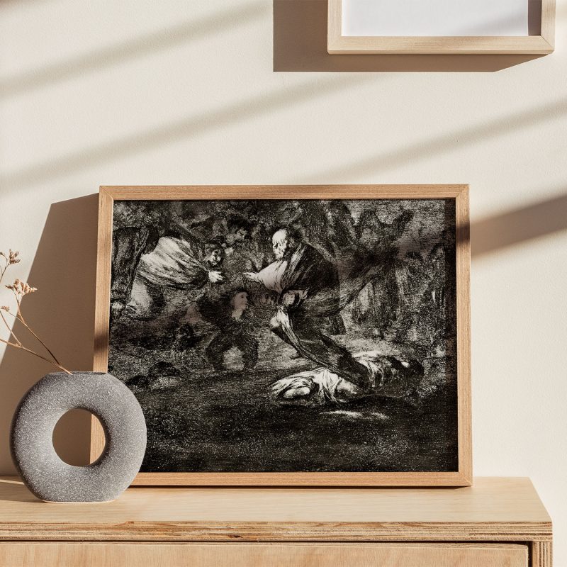 Absurdity funeral by Francisco Goya (1816-1823)
