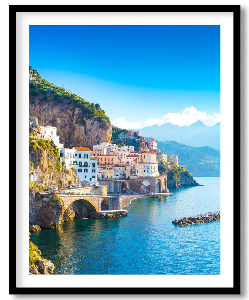 Enticing amalfi cityscape
