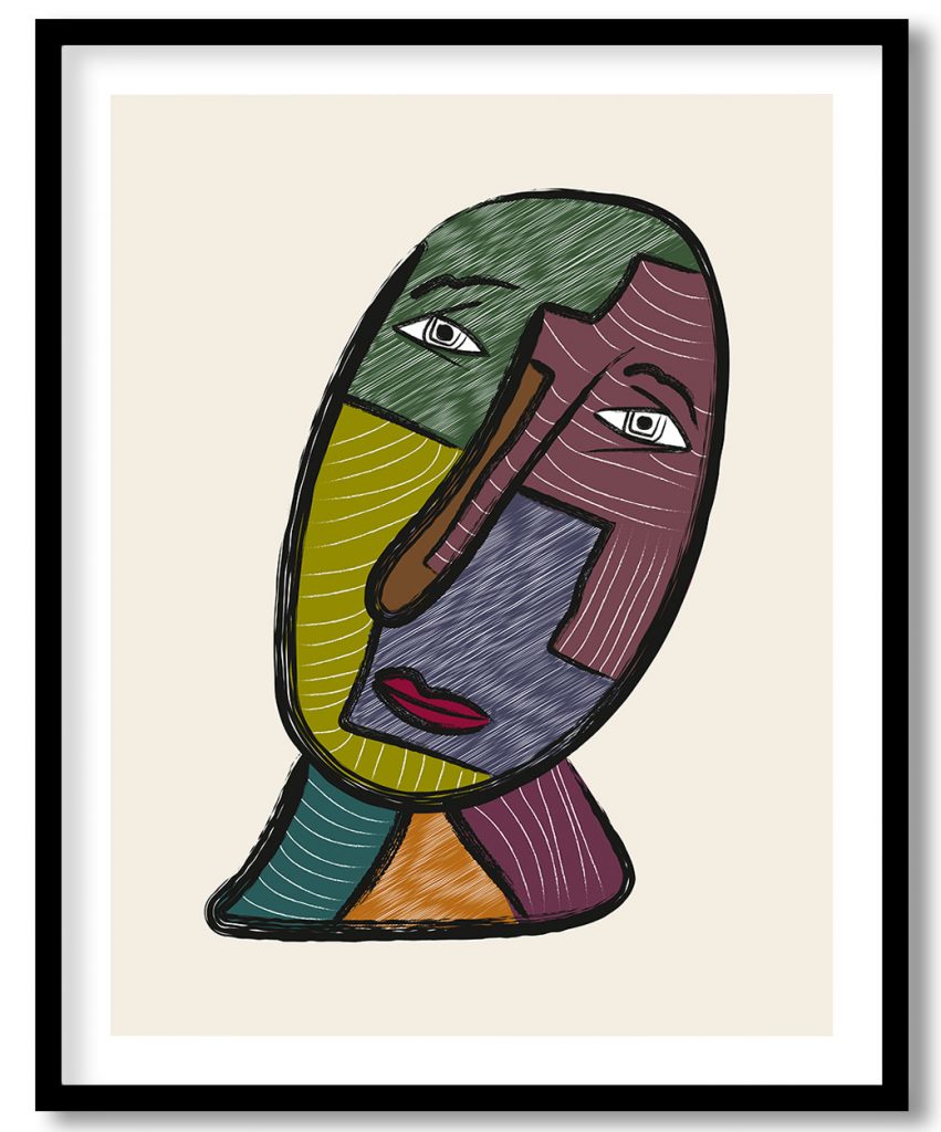 Wonderful red indian mirror