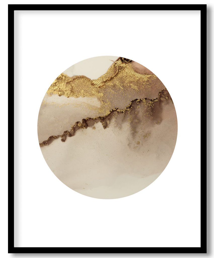 Chocolate brown Vs gold