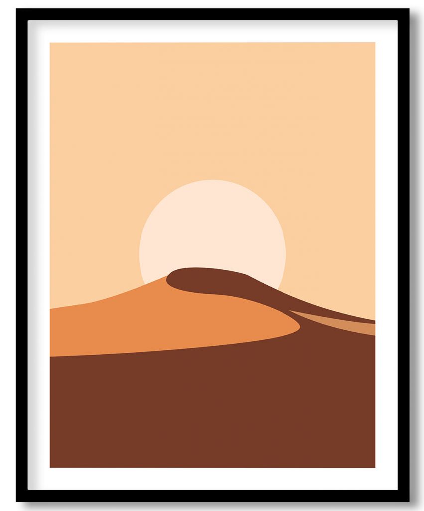 Parching deserted sun