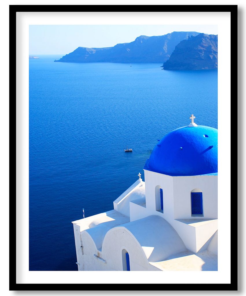 Thira at Santorini island