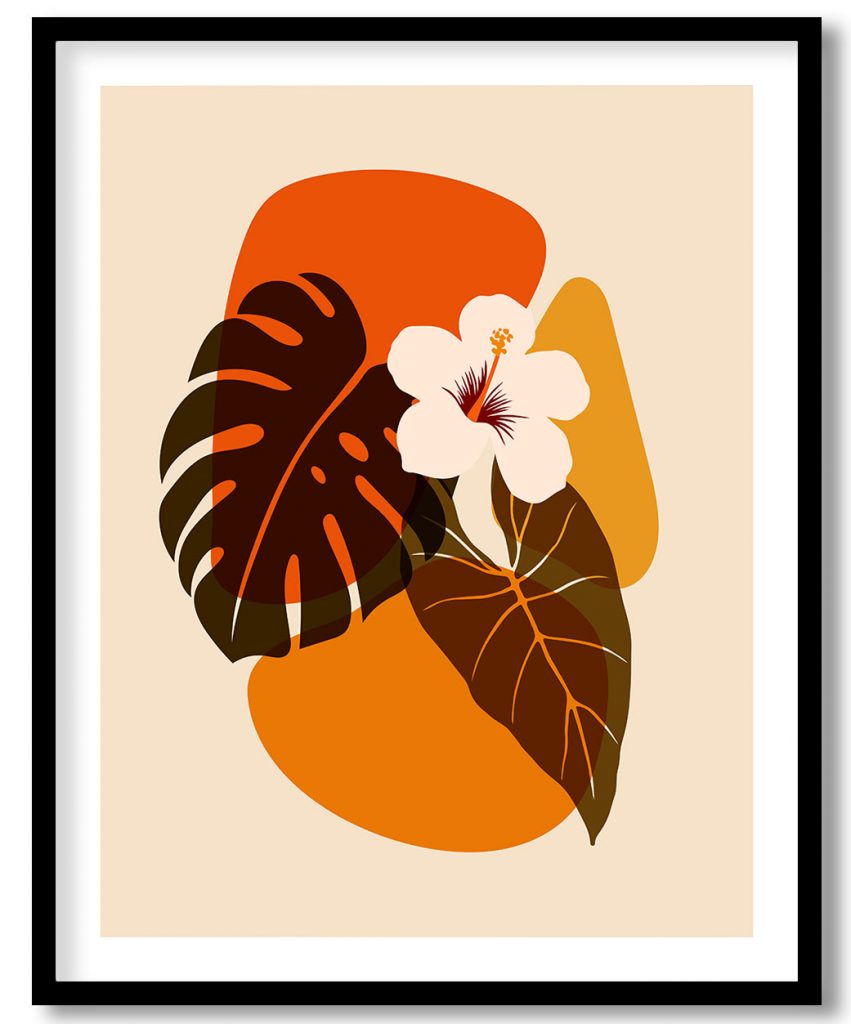 Hefty silhouettes botanical elements #122