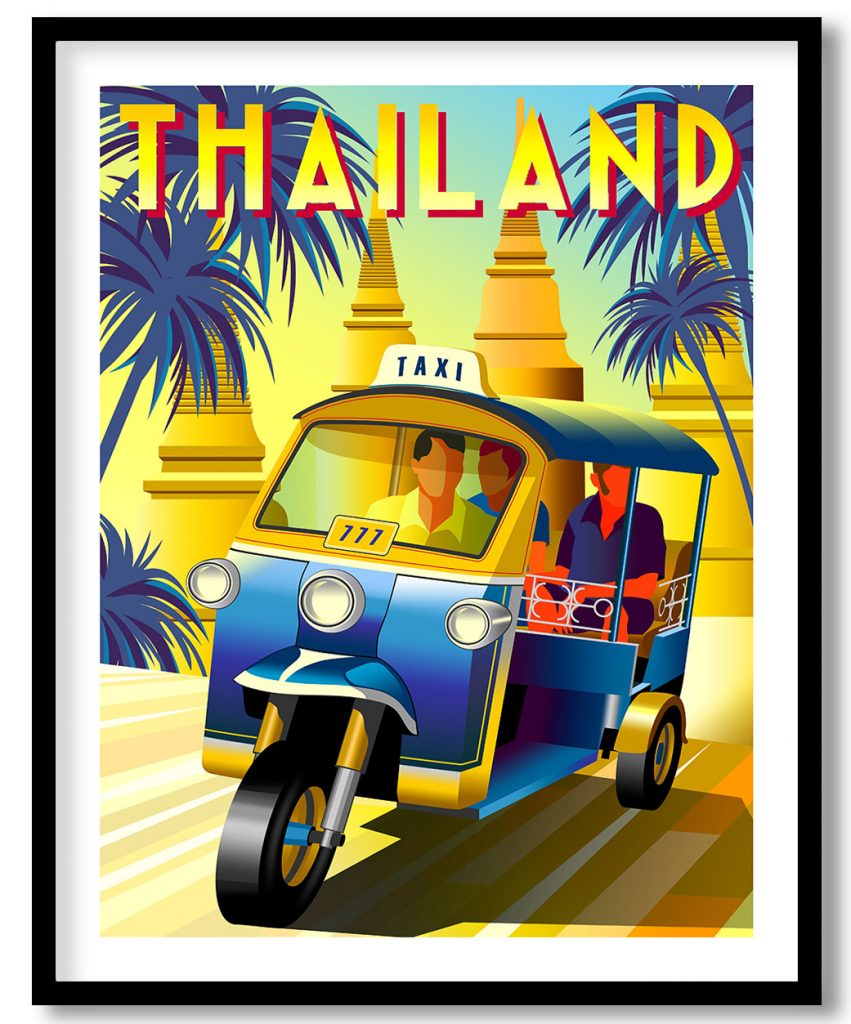 Tuk Tuk - The Traditional Taxi Of Thailand
