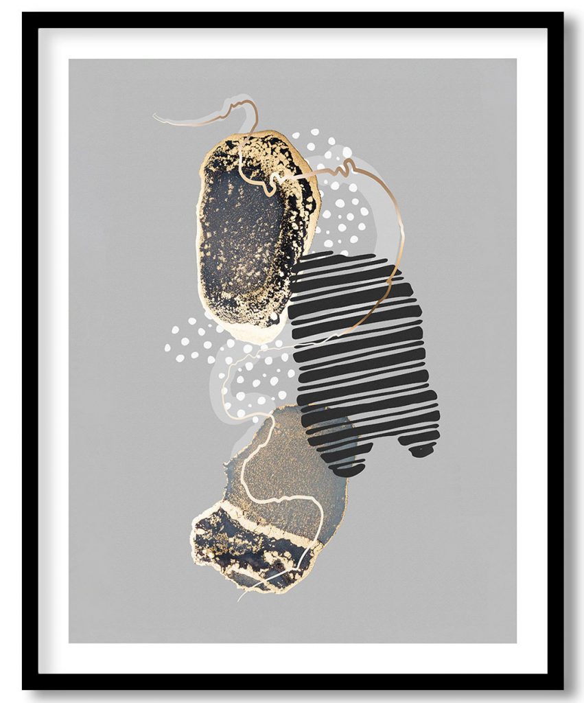 Abstract alcohol ink geometric elements #102