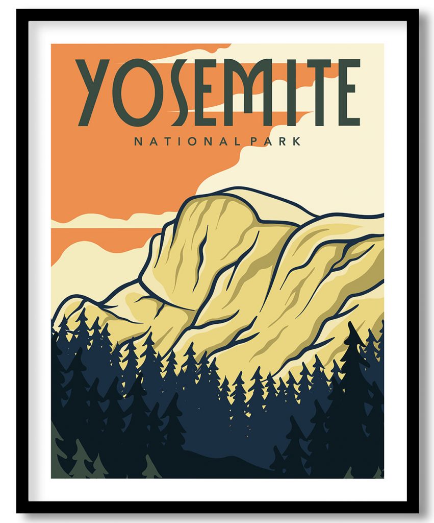 Yosemite National Park Poster