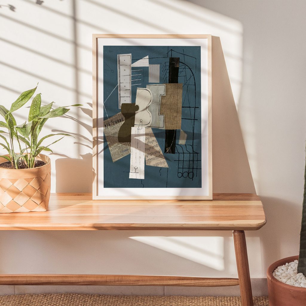 Abstract Deconstructed Instrument Music – Wall Painting