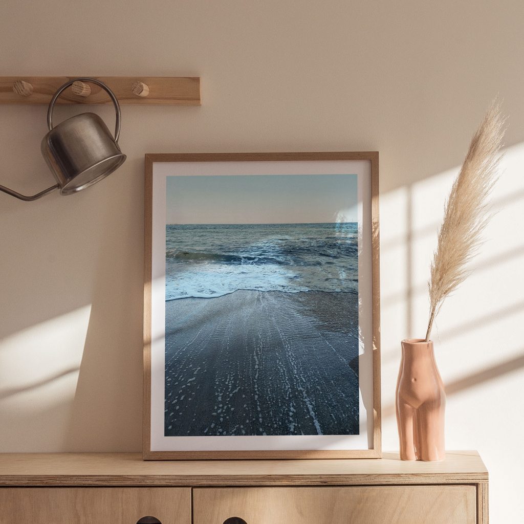 Nature Receding Ocean Waves – Wall Art