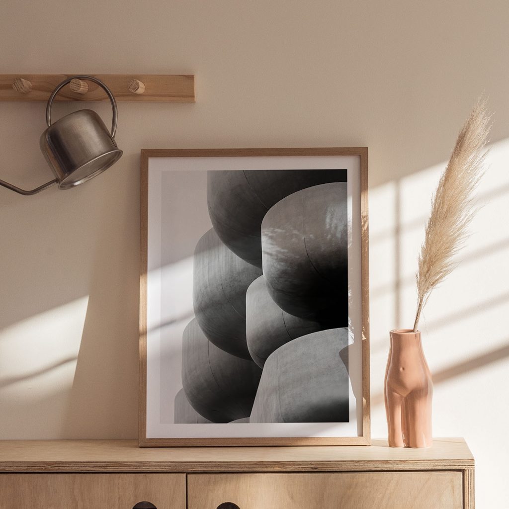 Beautiful Building with Cylindrical Exterior - Wall Art - Choose Size ...