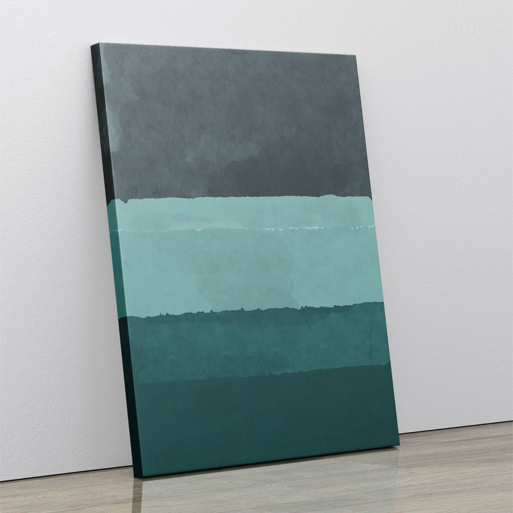 Mark Rothko shades of blue Wall Art, Hanging Wall Decor, Home Decor