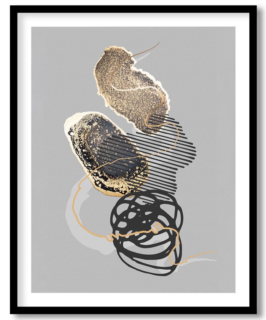 Abstract alcohol ink geometric elements #103