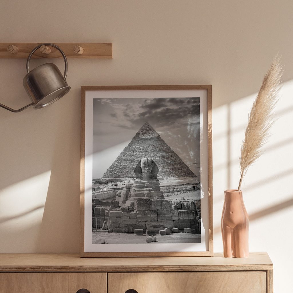Nature Great Sphinx and Pyramid – Wall Art