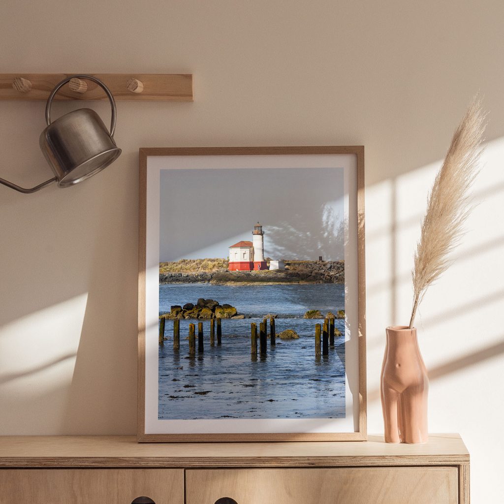 Nature Lighthouse Rocky Pilings – Wall Decor