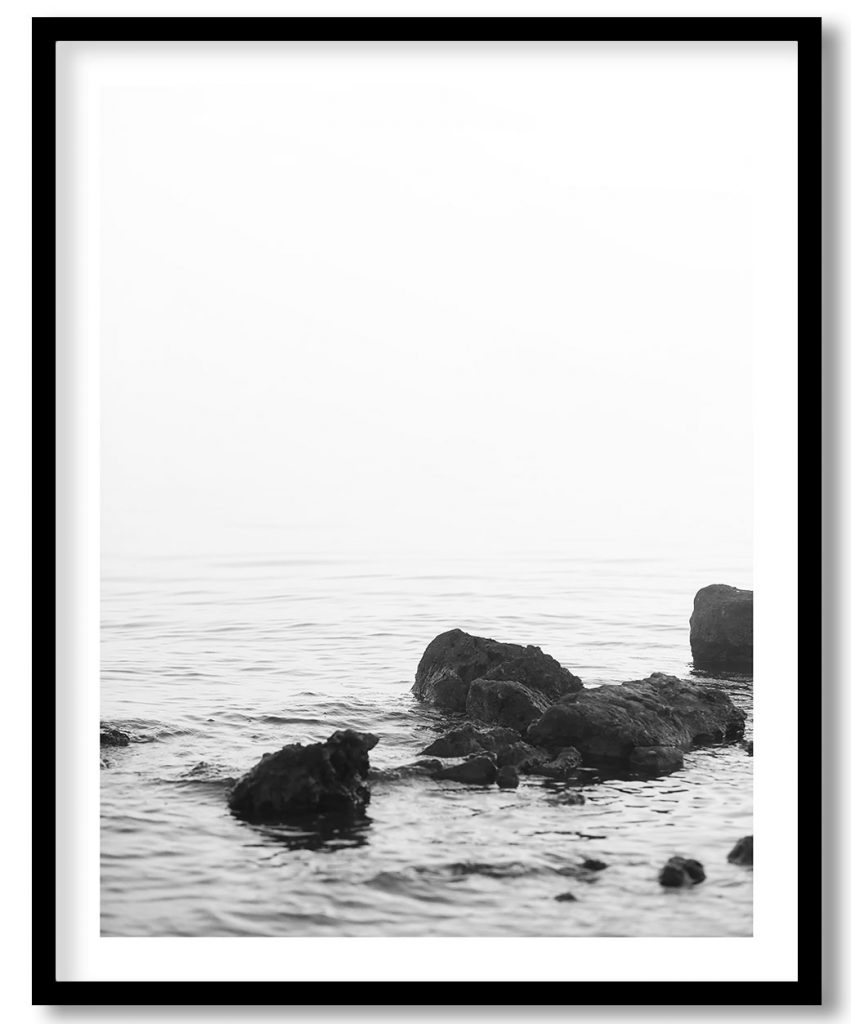 Rocks In Between of Sea