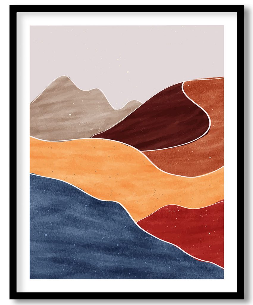 Bohemian Colorful Mountains