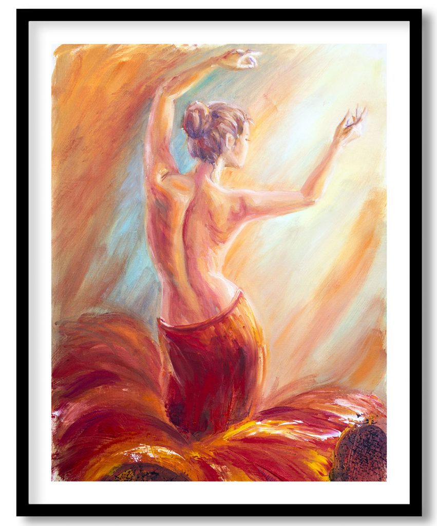 Dancing Posture of A Lady