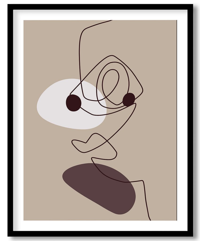 Abstract line drawing elements shapes #250