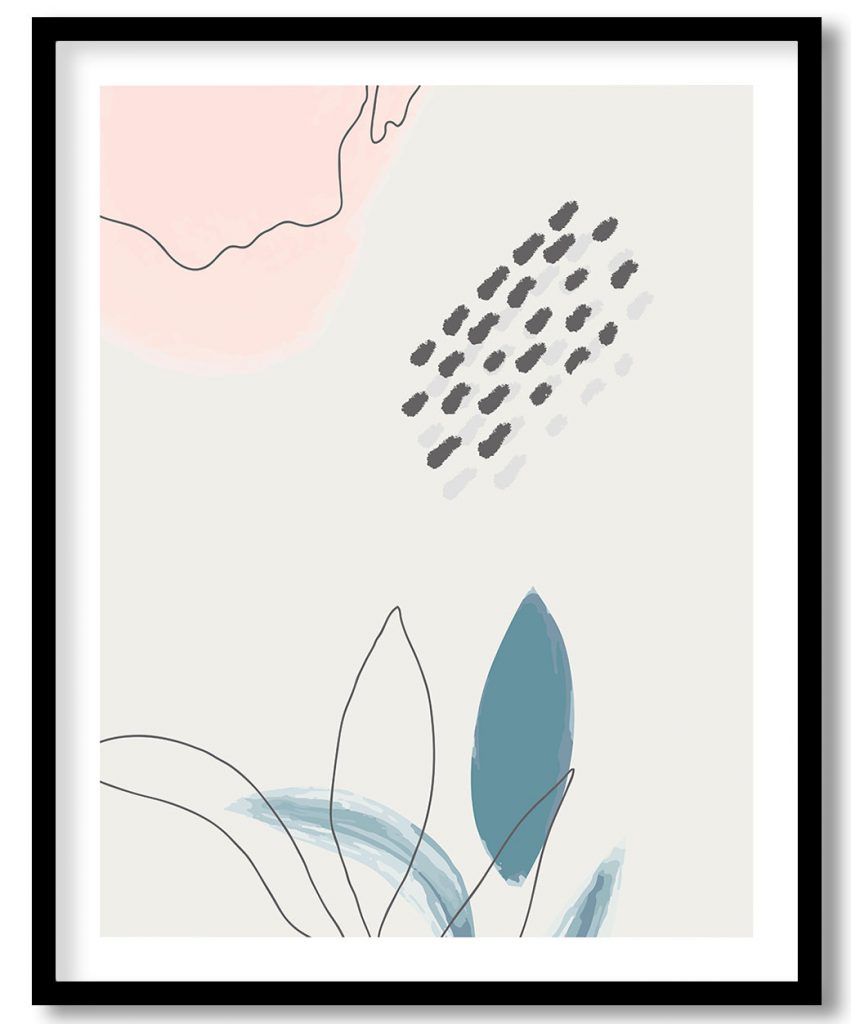 Organized swarm of bees heading floral