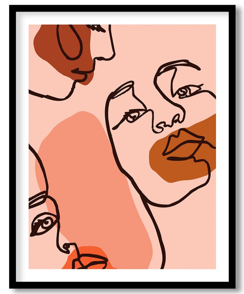 Deceitful women faces