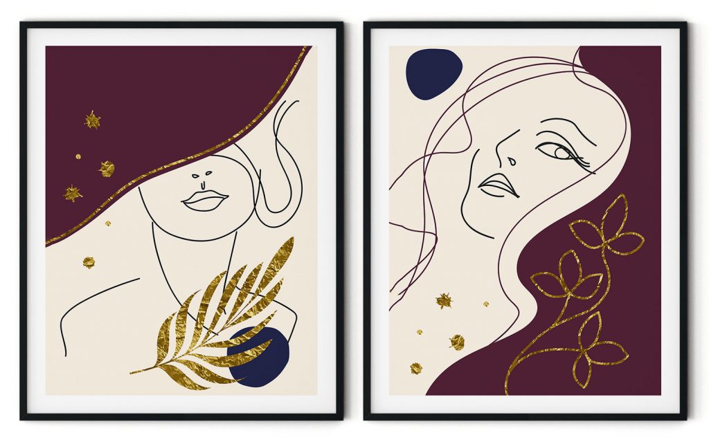 The attractive unknown woman