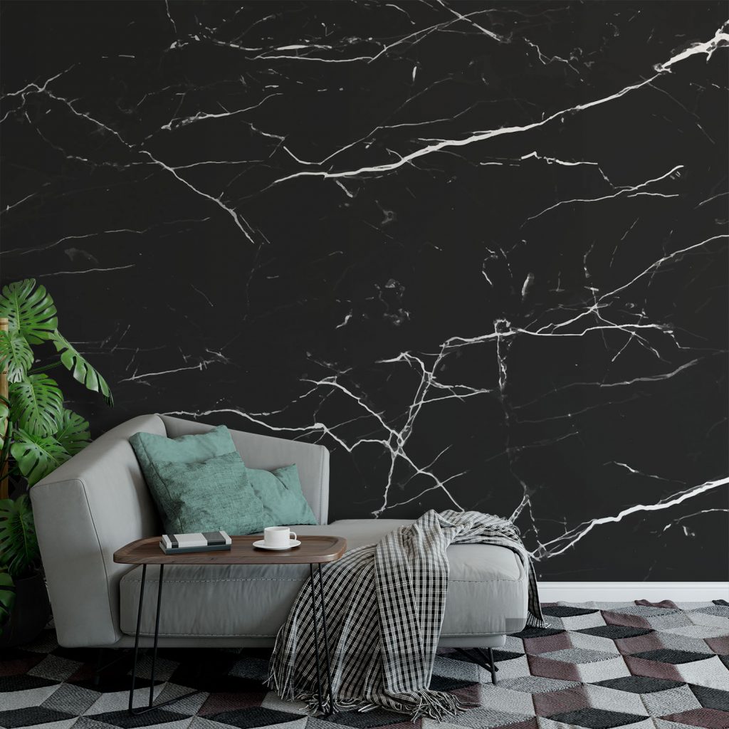Black and White Marble Wallpaper