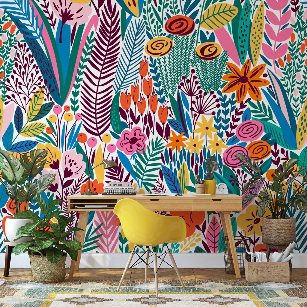 My beautiful garden Wall Mural, PVC free Wall Covering Non Toxic