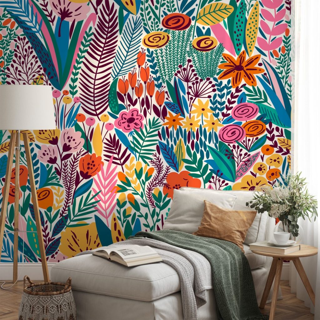 My beautiful garden - Wall Mural, PVC free Wall Covering