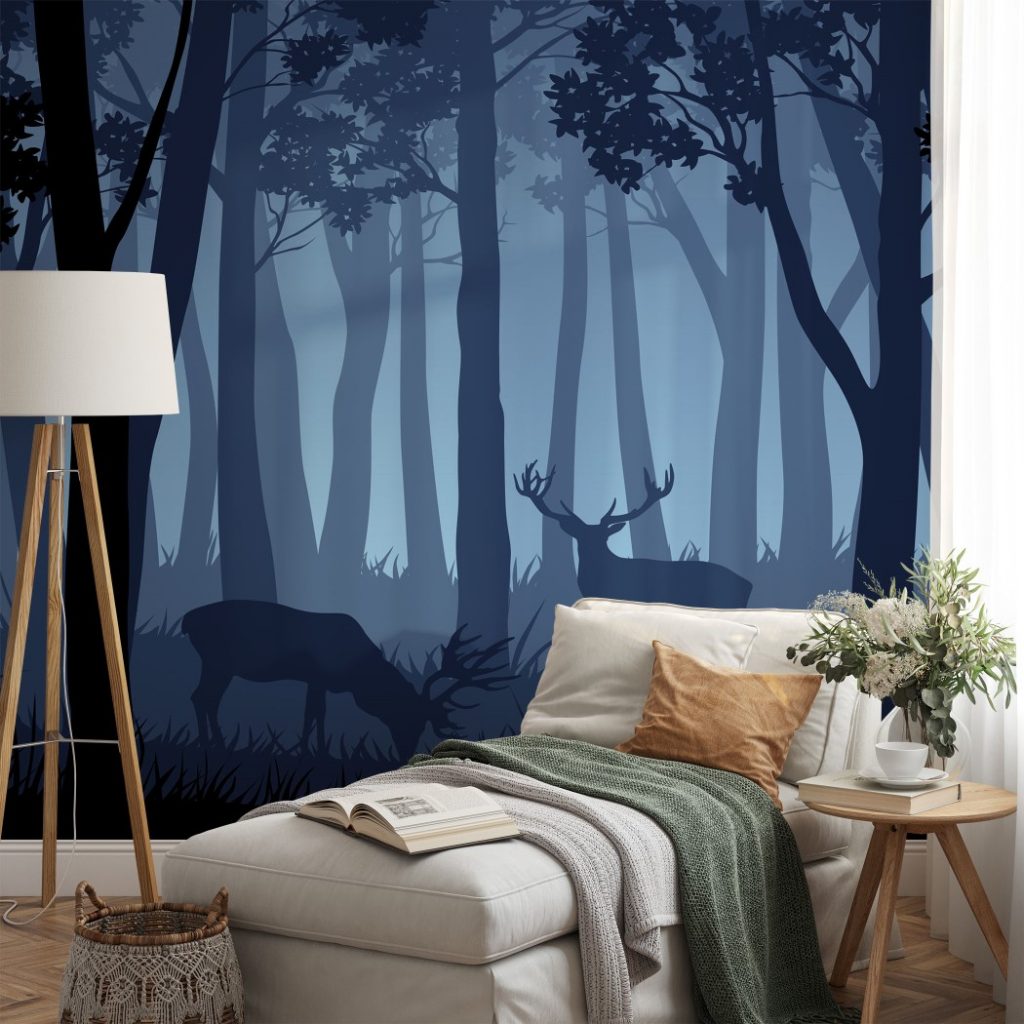 The wildlife in forests - Wall Mural, PVC free Wall Covering