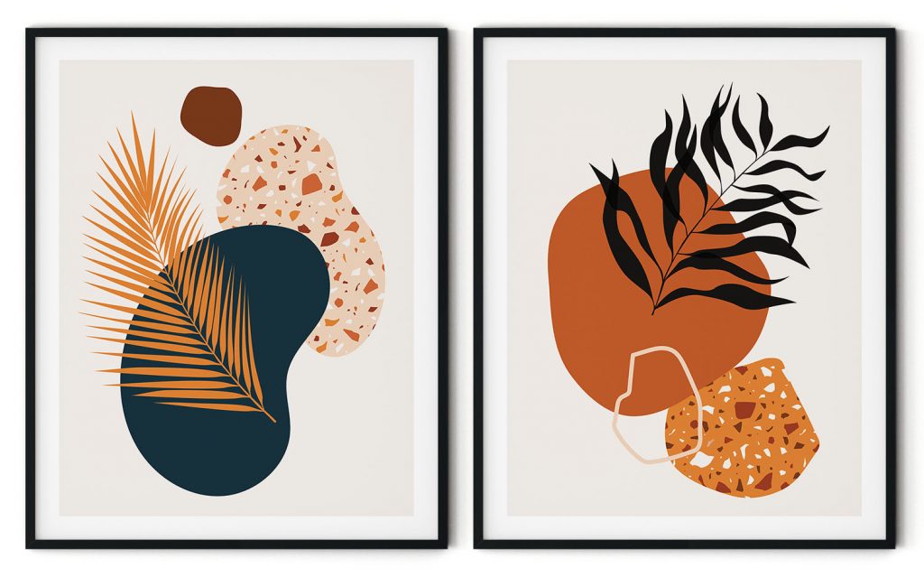 Golden Leaf and Pebble