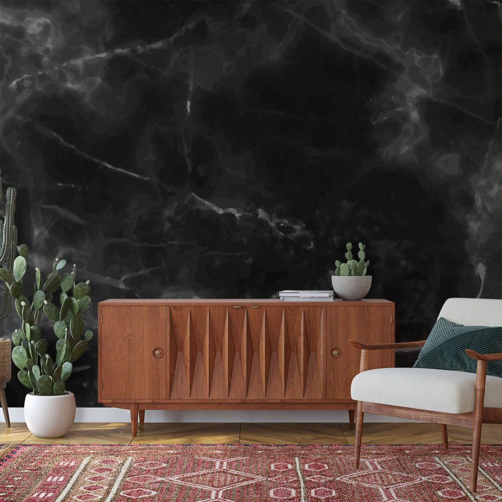 Smoky Marble - Wall Mural, PVC free Wall Covering