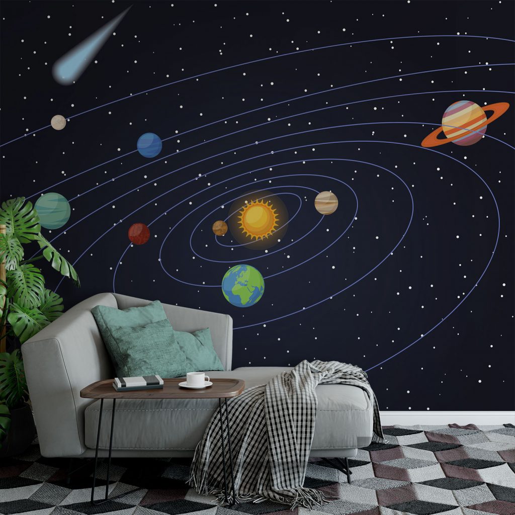 Kids Solar System Planets Wallpaper