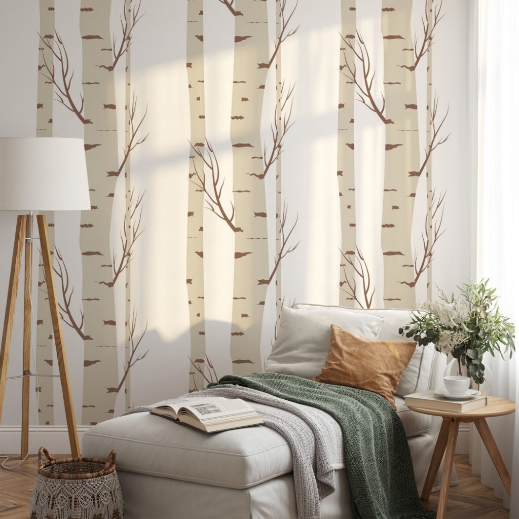 Into The Woods - Wall Mural, PVC free Wall Covering