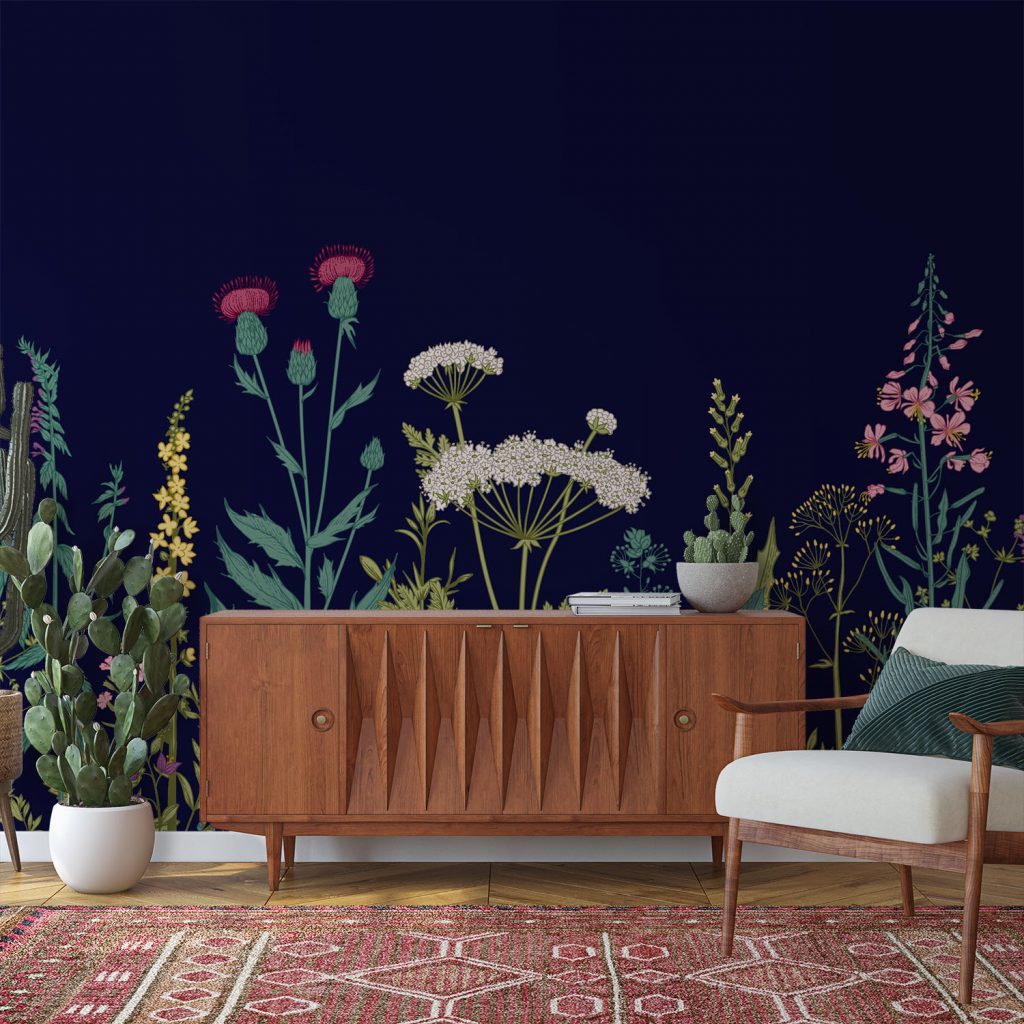 Desire Of A Flower - Wall Mural, PVC free Wall Covering