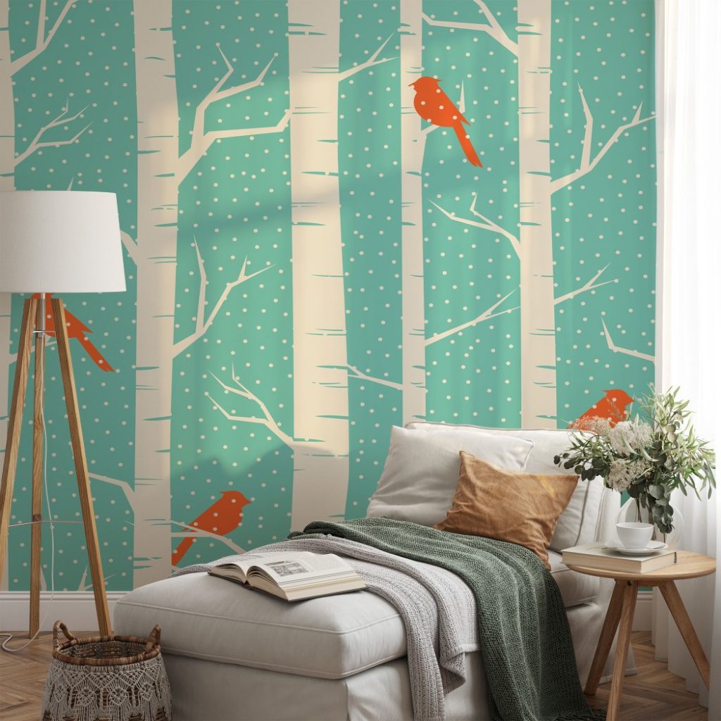 Companion Of Trees - Wall Mural, PVC free Wall Covering