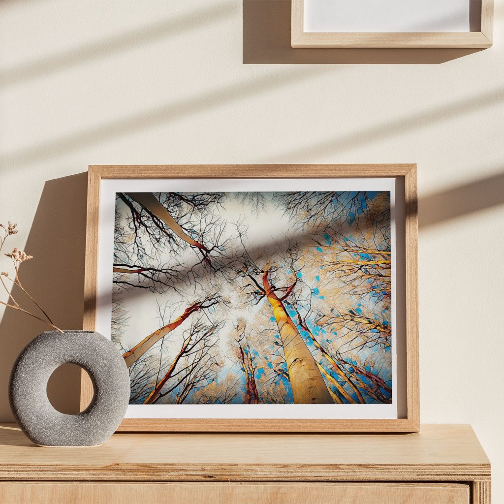 Nature Tall Bare Trees – Wall Art