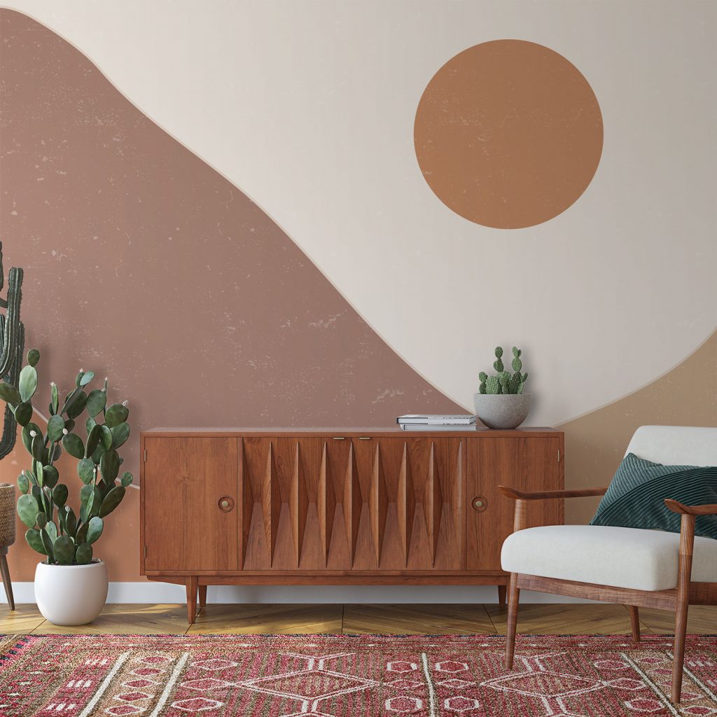 Deserting Around The Sun - Wall Mural, PVC free Wall Covering