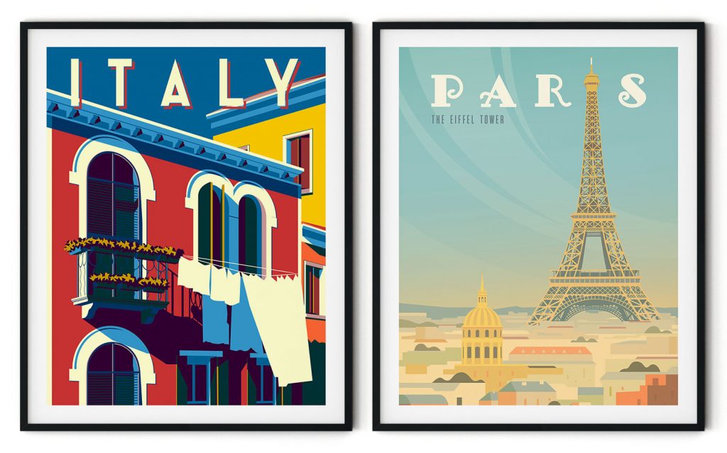 The charming Eiffel Tower