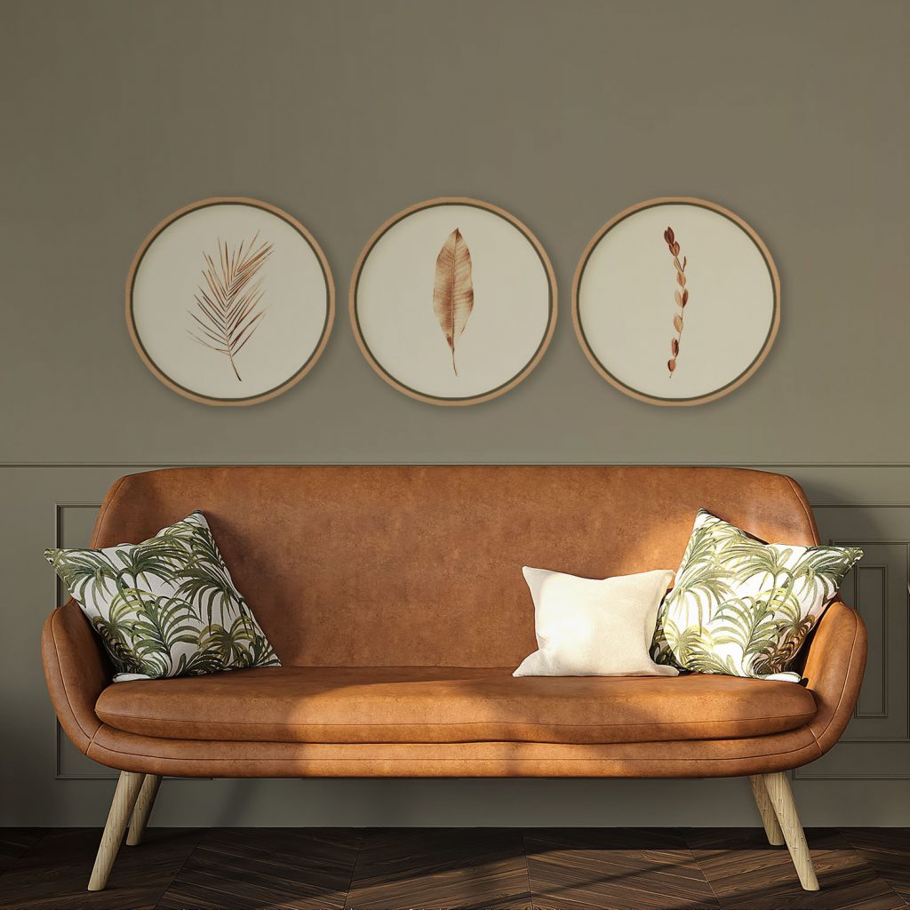 Botanical Three Leaf Illustrations – Wall Art