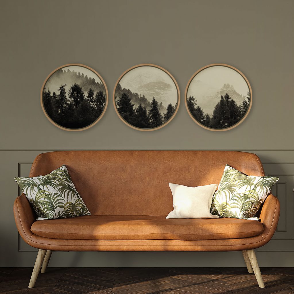 Nature Misty Forest Mountains – Wall Art