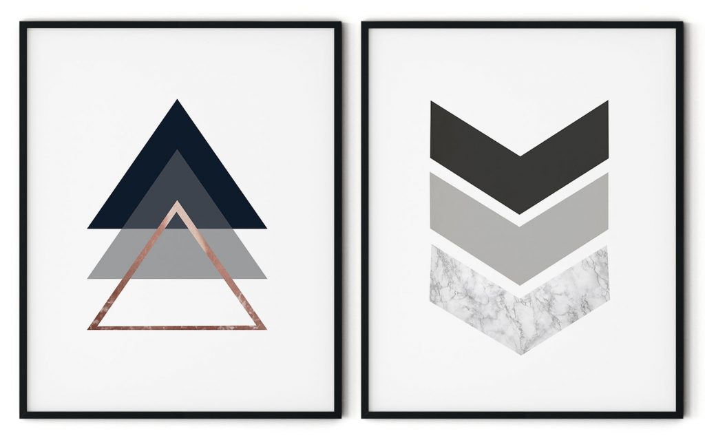 Trigonometric shapes abstract