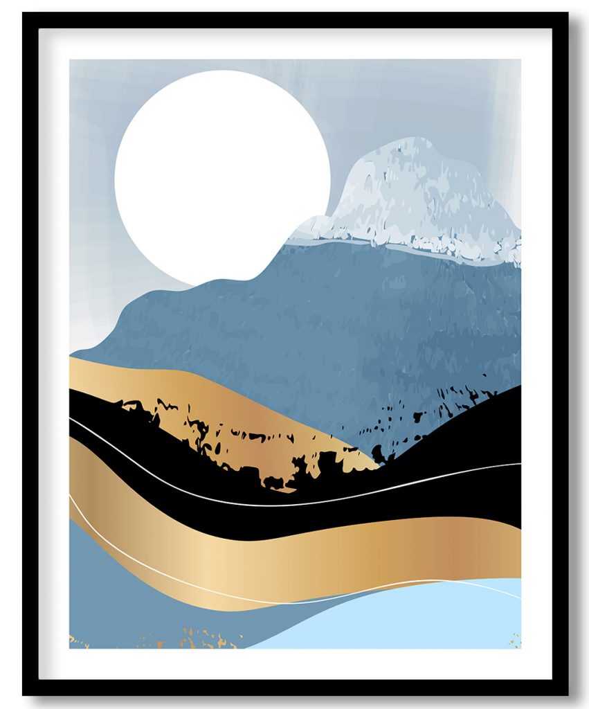 The faraway icy mountains