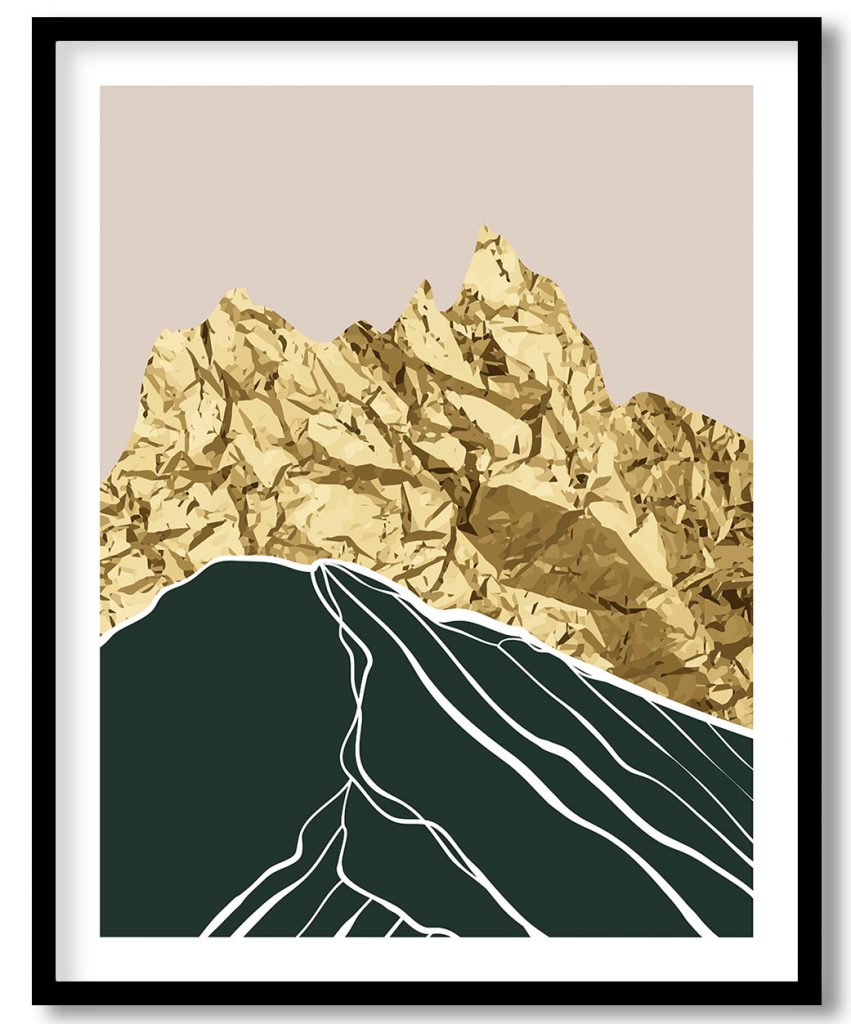 Splendid rocky mountains