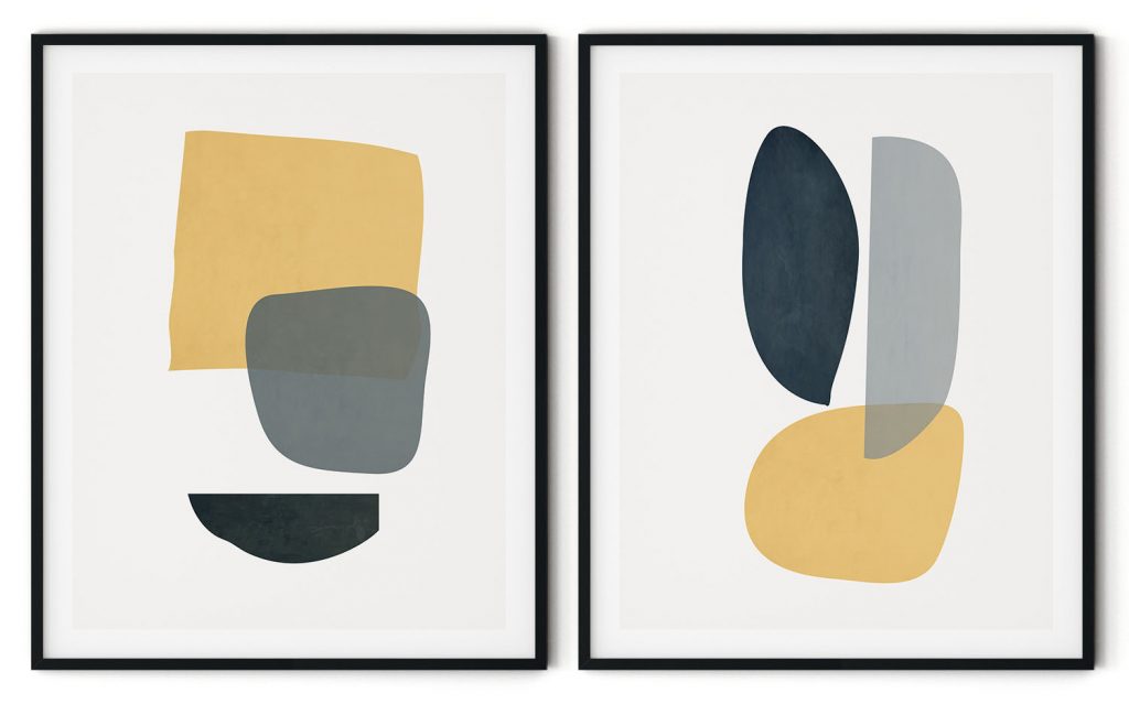 Figurative geometric abstract