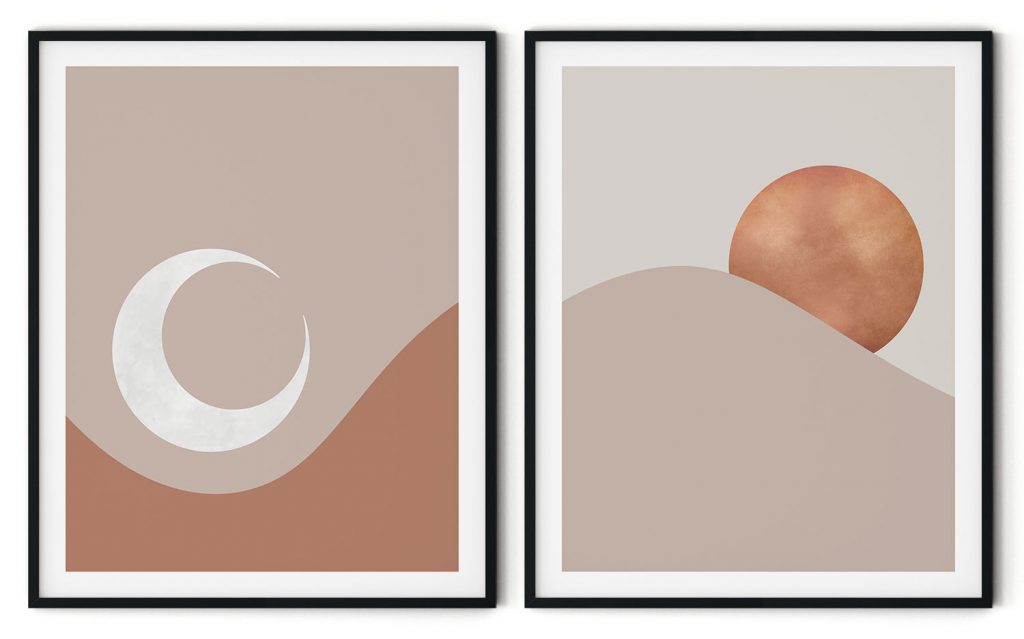 Mid century dilettante landscape