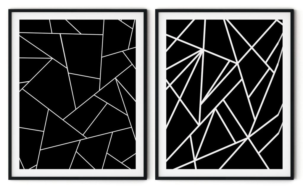 Trigonometric shapes abstract