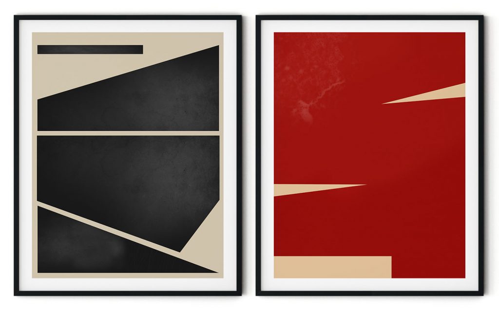 Figurative geometric abstract